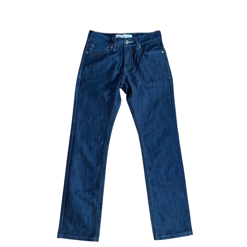 Levis 511 Slim Fit Boys Jeans Size 14 Reg Dark Indigo Blue Denim 27x27‎ NWT